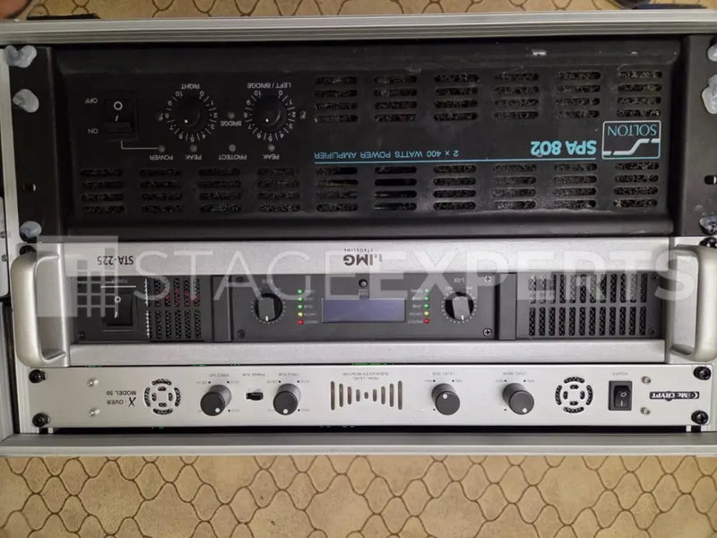 Solton SPA 802, IMG STA-225 Rack with MC Crypt X-Over