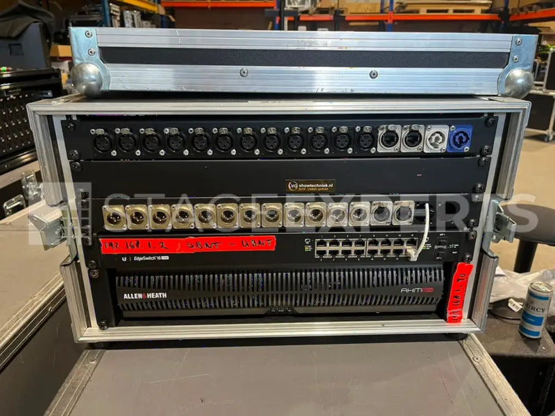 Allen & Heath AHM64 Processor with Switch, Patch Panel, Case