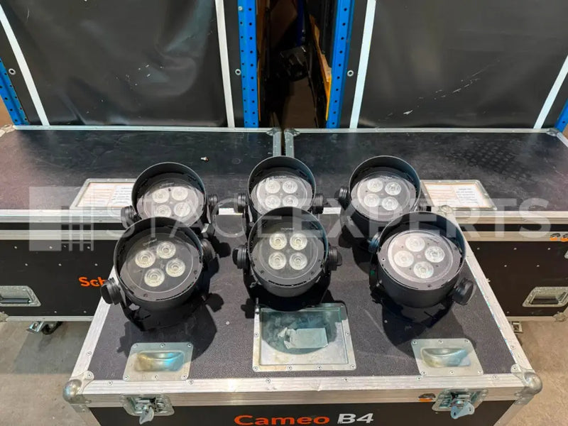 Cameo DROP B4 Battery Spotlight – 6-Way Case Set