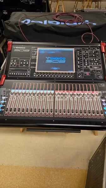 DiGiCo SD9 Core 2 with D‑Rack 32/16 – Digital Mixing Desk