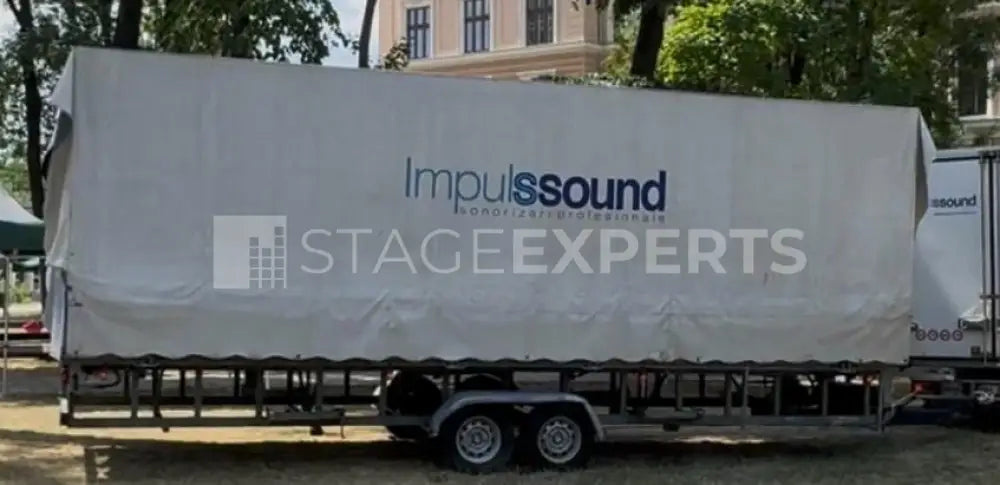 Mobile Trailer Stage 45 sqm – 7.2m x 6.2m for Events
