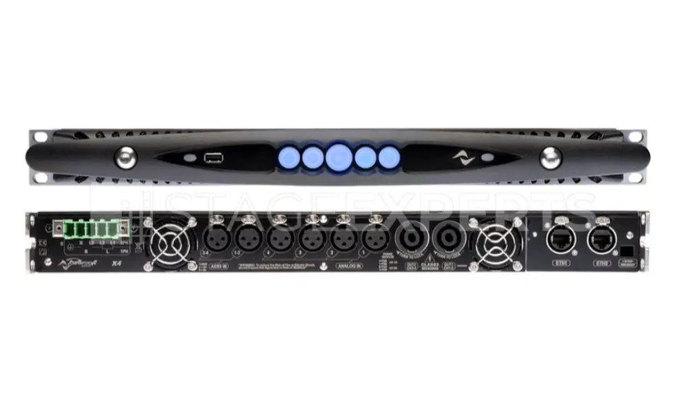 Powersoft X4 DSP+Dante 4-Channel System Amplifier with Networking