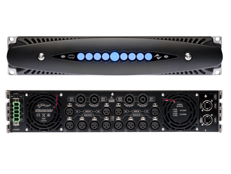 Powersoft X8 Amplifier with DSP & Dante | 8-Channel Power