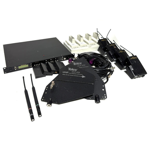 Telex BTR-800 A2 Intercom Set with 4 TR-800 Packs, ALP450