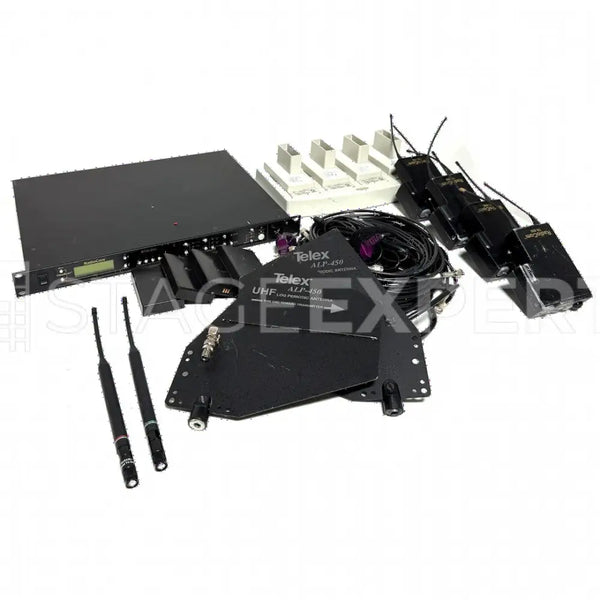 Telex BTR-800 A2 Intercom Set with 4 TR-800 Packs, ALP450