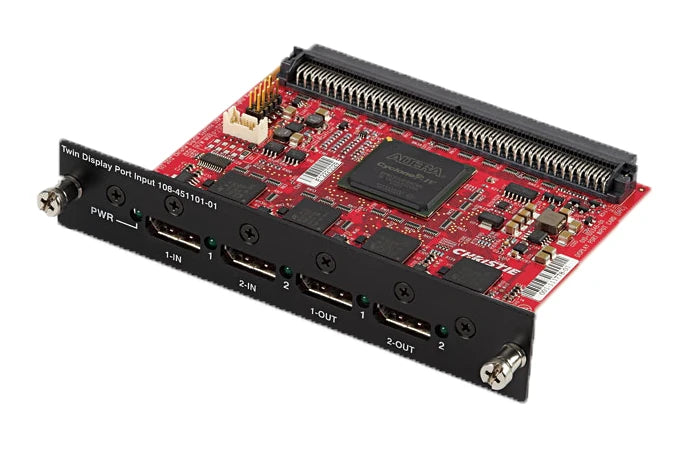 Christie Twin DisplayPort Input Card – 4K30, HDCP, Loop-Thru
