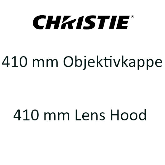 Christie 410 mm Lens Cap – Long‑throw Lens Protection