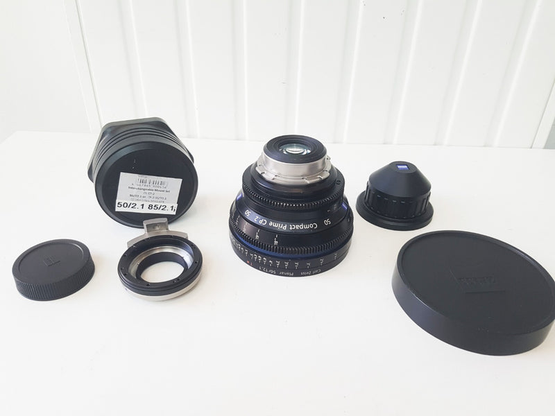 ZEISS CP.2 50mm T2.1 EF/PL Lens (Feet) - Compact Prime
