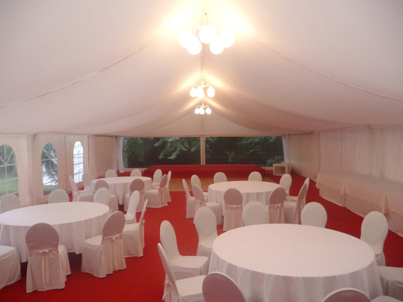 Marquee Ceiling Lining 10 x 35 m – Smooth, Custom, Complete