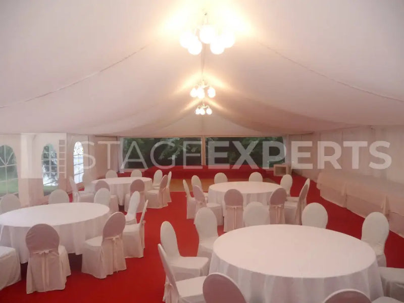 Marquee Ceiling Lining 10x35m – Smooth Custom Complete