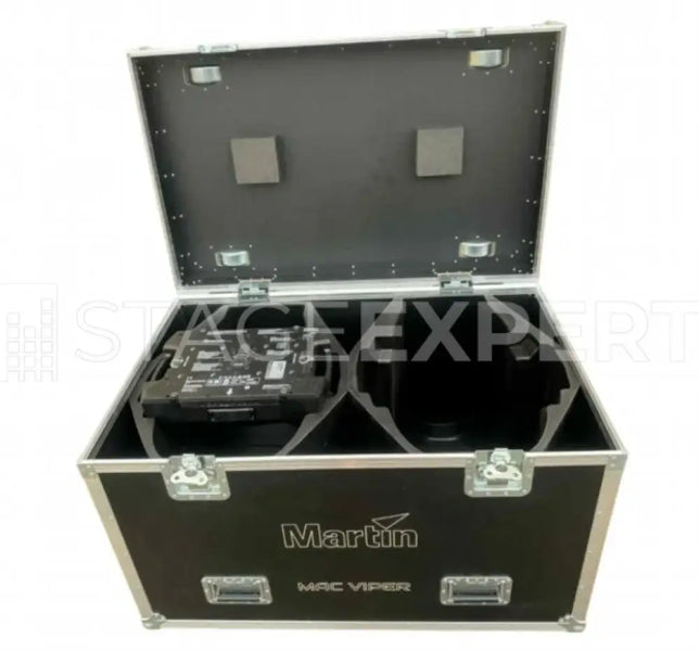 Casebase Flightcase for 2x Martin Mac Viper Moving Heads