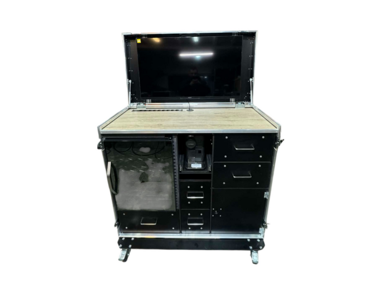 Casebase Transport Case with Fridge & 42–43″ TV Bracket
