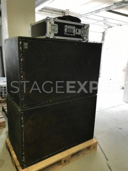Stage Accompany SB45 Sub Bundle with KMT DC15 Amp + Rack & Cables