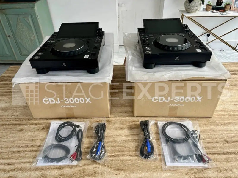 AlphaTheta CDJ-3000X Pair – Professional Media Players