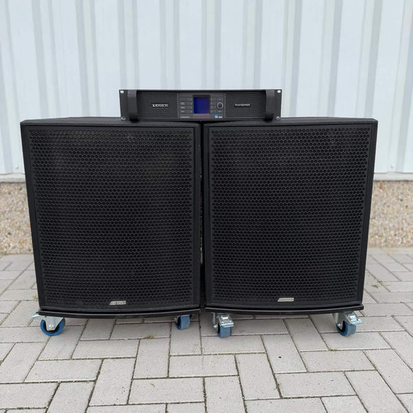 Adamson P215 Subwoofers – Set of 2 with Dolly Plates