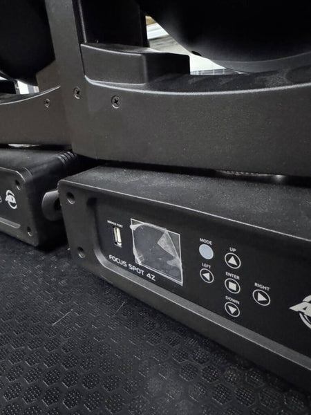 ADJ Focus Spot 4Z – 4 Used Moving Head Spot Fixtures Package