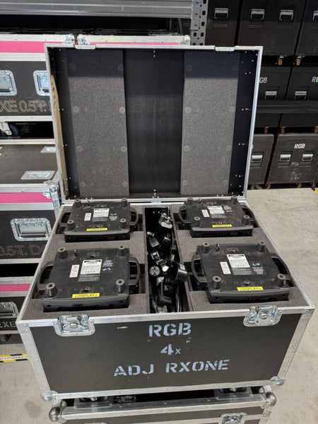 ADJ Vizi Beam RXONE – Set of 4 with Flight Case