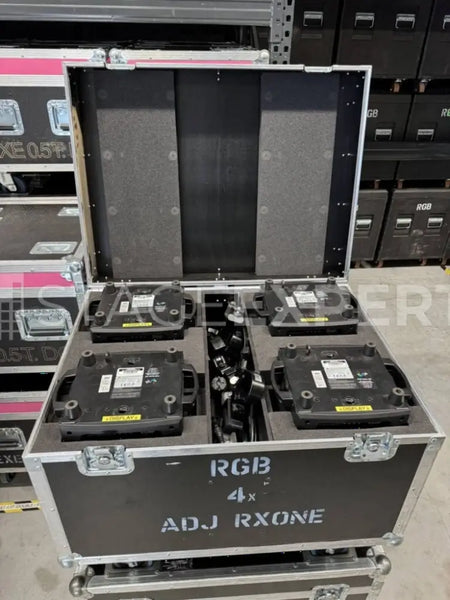 ADJ Vizi Beam RXONE – Set of 4 with Flight Case