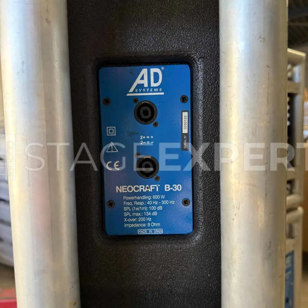 AD Systems NEOcraft Sound System – Tops, Subs, Amps