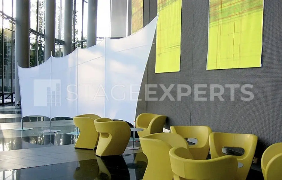 airformance design Whitescreen Room Divider – 2 x 4.8 m