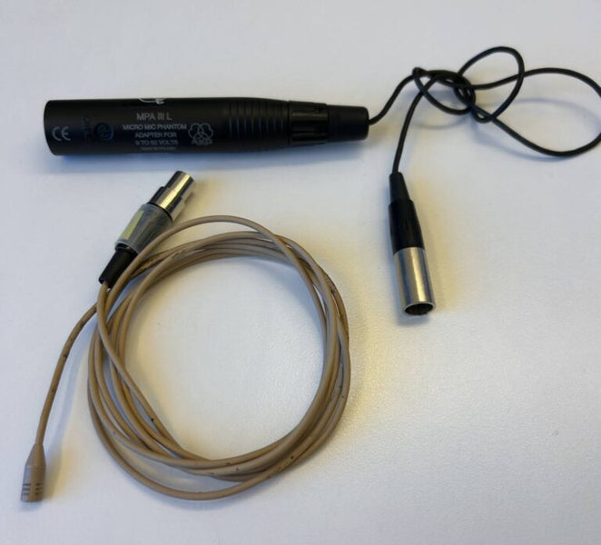 AKG CK77 + MPA III L Bundle – 5 Lavs & 4 XLR Adapters