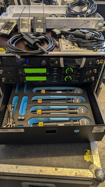 AKG DSR800 Dual Wireless System Bundle, B1 Band (548–698MHz)