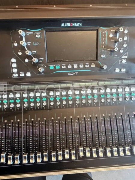 Allen & Heath SQ-7 Digital Mixer with Hard Case, 48ch, 96kHz