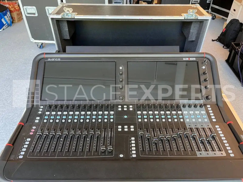 Allen & Heath Avantis mixer system with stagebox & case