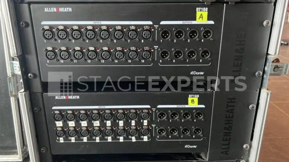 Allen & Heath DT168 Dante Stagebox | 16x8 Networked I/O