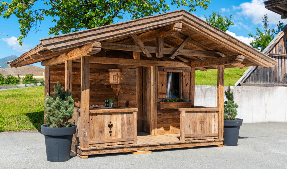 Original Reclaimed Wood Alpine Hut | Certified Event Structure