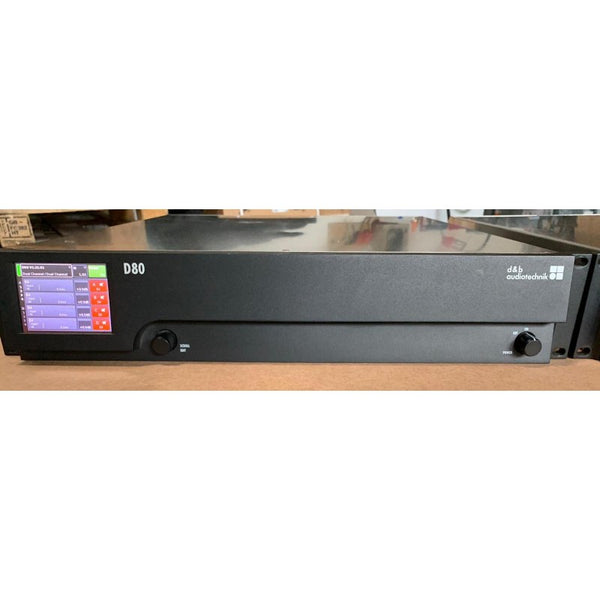 d&b audiotechnik D80 4‑Channel System Amplifier – DSP, 2U