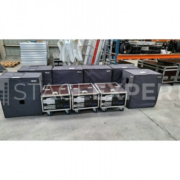 Nexo NXAMP 4X4 System Amplifier with Flight Case & Patch Panel