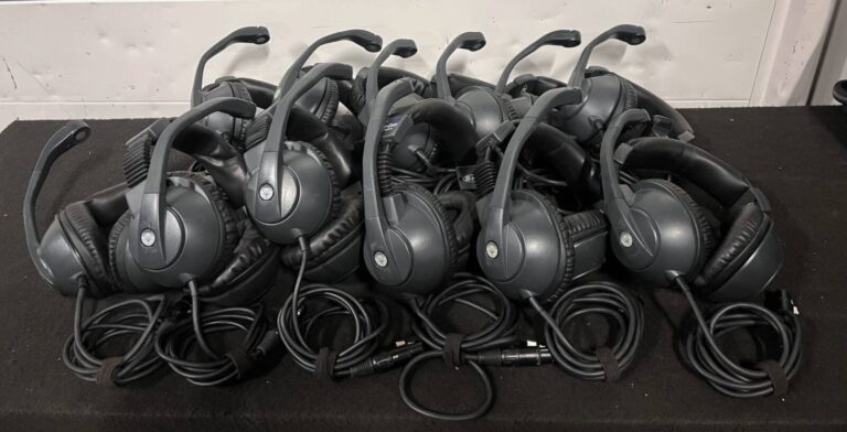 ASL Analogue Intercom Set with Clear-Com Headsets
