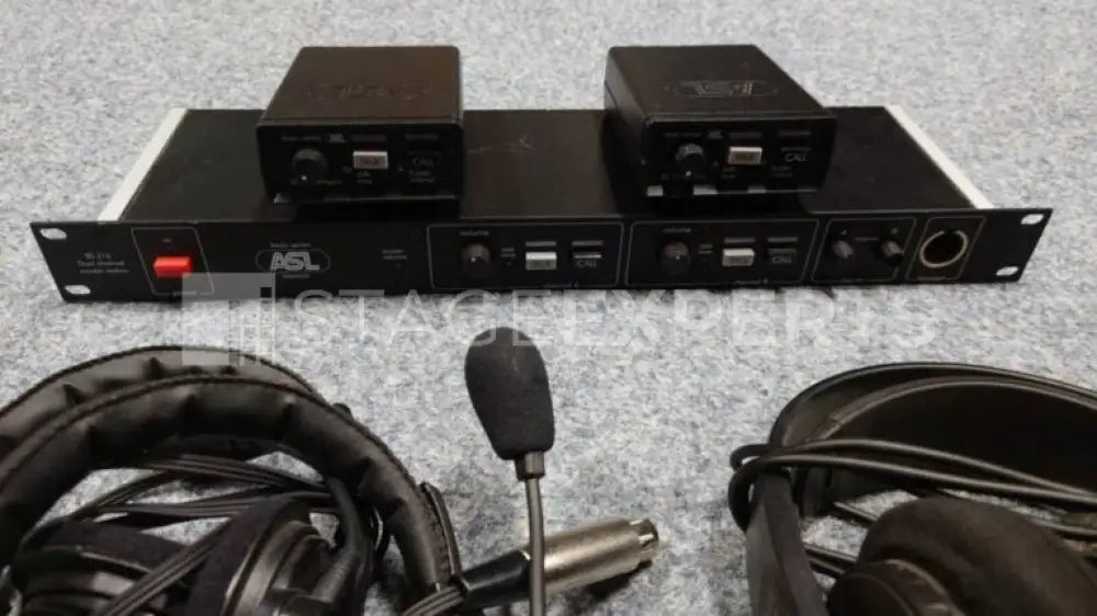 ASL Intercom Basic Wired 2-Channel Intercom System Bundle