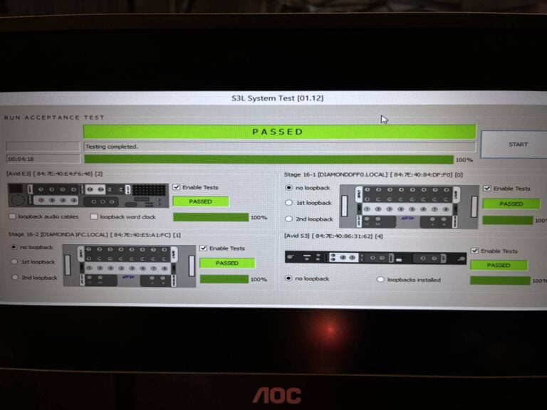 Avid VENUE S3L‑X with 2x Stage 16 & E3 Engine System