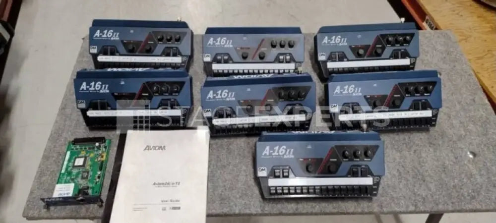 Aviom A-16 II Mixers with Yamaha Y1 Card Personal Monitoring