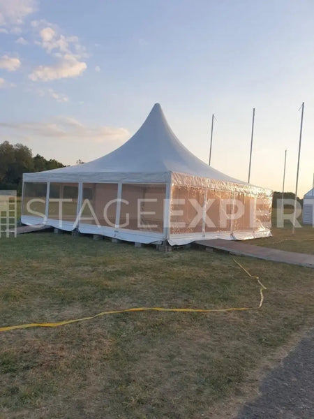 Röder HTS 10x10m 'London' Pagoda Tent with Walls & Floor