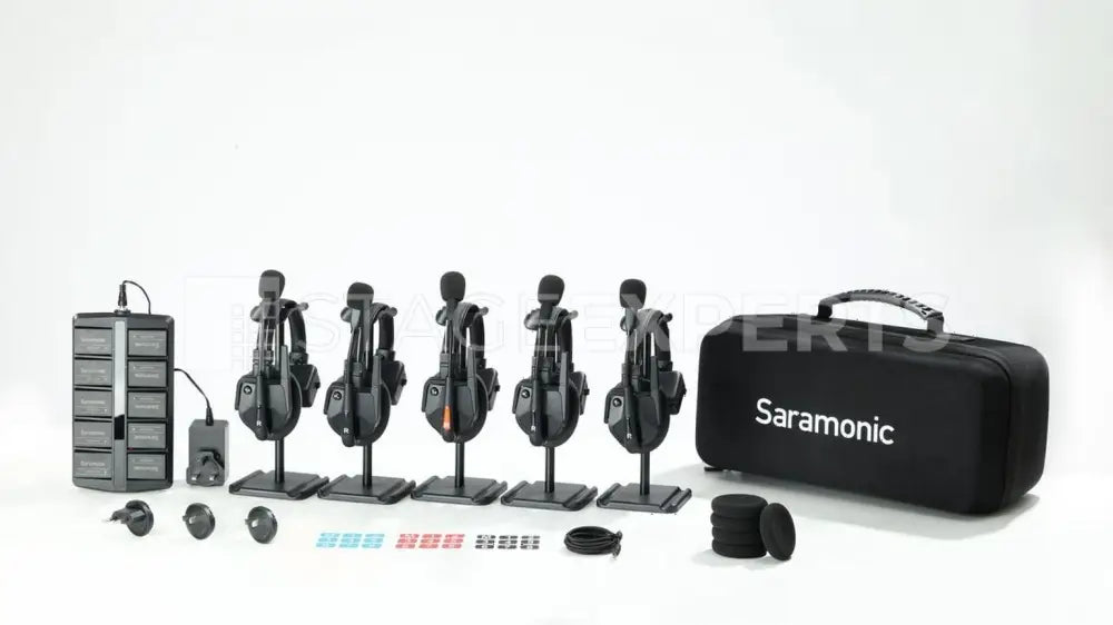 Saramonic WiTalk9 WT5S 5‑User Wireless Intercom Headsets