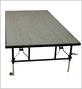 ALLROUND Praktikus-DUO adjustable mobile stage set 91.5x183