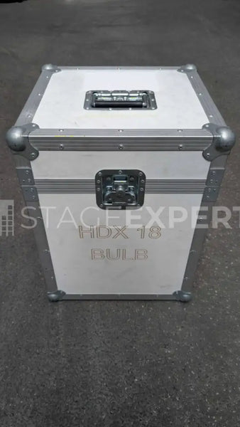 Barco HDX W18 Projector Bundle – 2x Units with Lenses & Cases