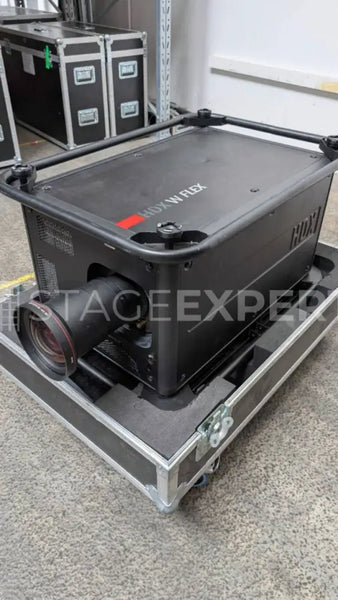 Barco HDX W18 Projector Bundle – 2x Units with Lenses & Cases