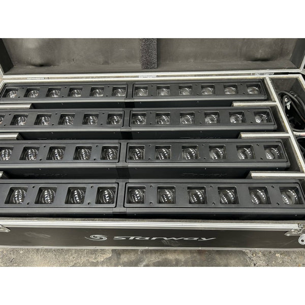 Starway Aquila 1240HD LED Bar – 4-Pack with Flight Case