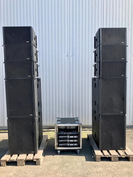 NOVA EL10 & E18 SUB Line Array System with Amp Rack