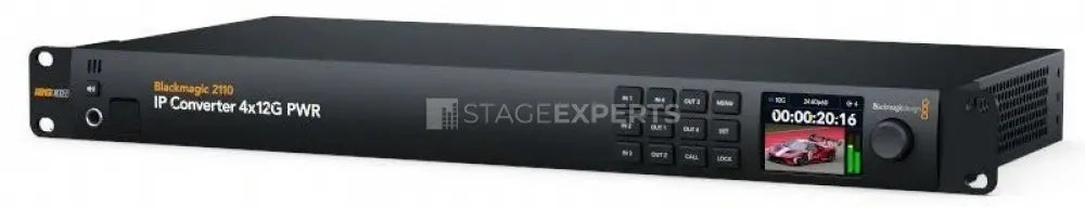 Blackmagic Design 2110 IP Converter 4x12G PWR, SMPTE 2110