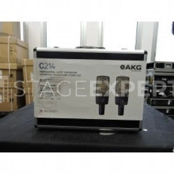 AKG C214 Stereo Set – Matched Pair Condenser Microphones