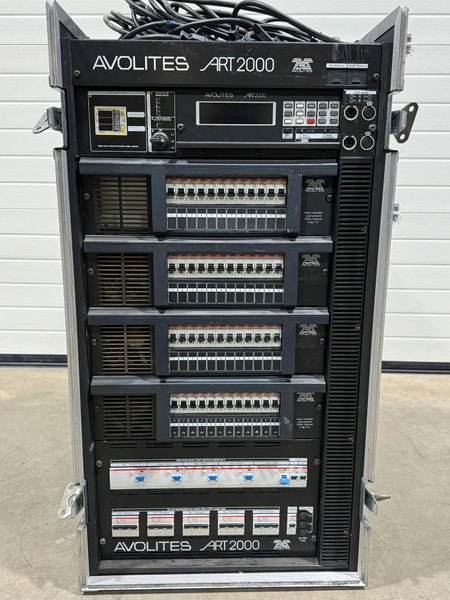 Avolites Art2000 Powerrack – Powerlock to Harting distro