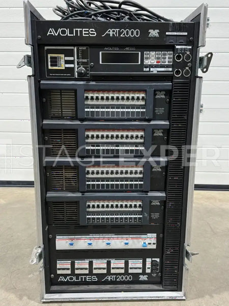 Avolites Art2000 Powerrack – Powerlock to Harting Distro