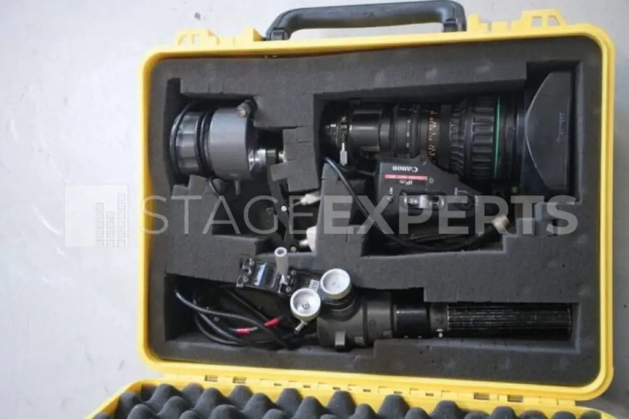Canon J16ax8B4 IAS-C lens with zoom & focus controls