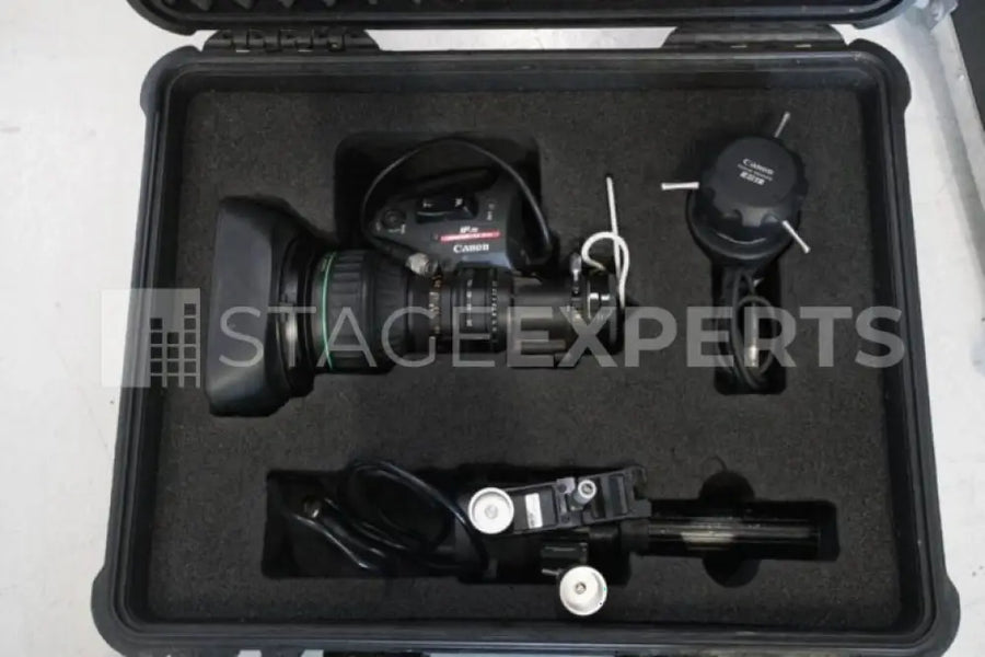 Canon J21ax7.8B4 IAS Lens with Controls & Flight Case