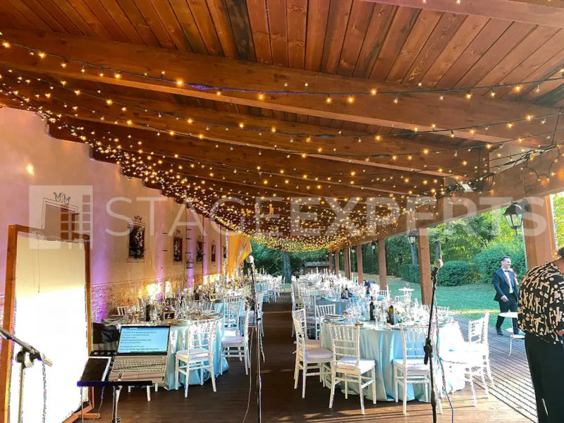 LuminalPark Warm White LED Lights – 800m Chain Set